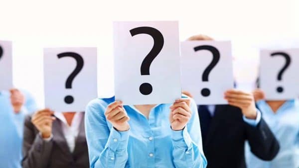 Selling yourself online question marks
