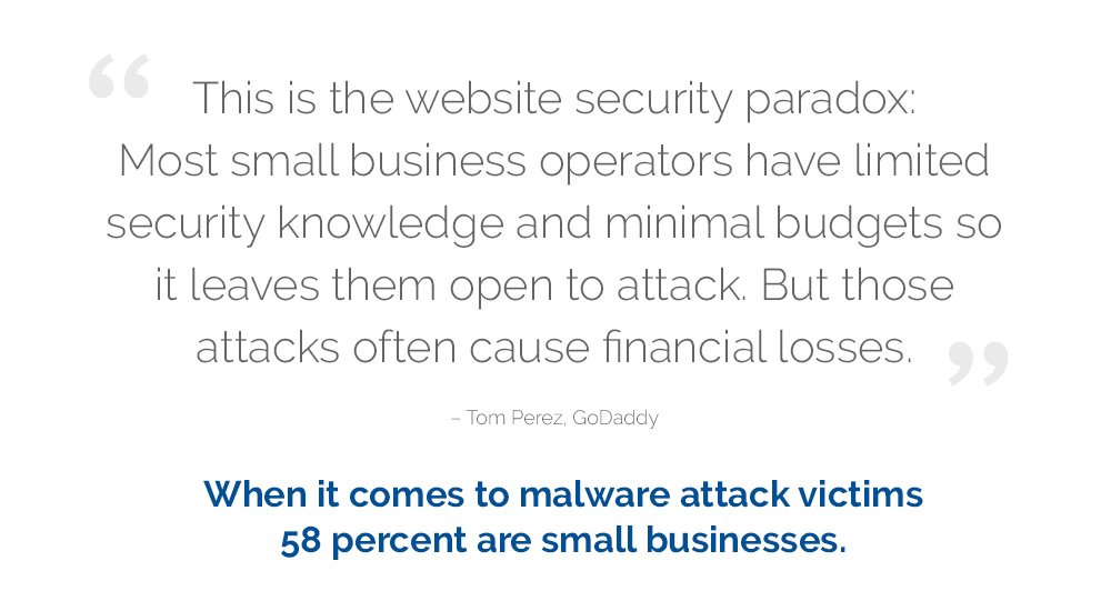 Malware attack victims 58 percent are small businesses