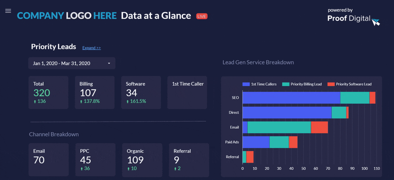 SEO Audit with Data Dashboard
