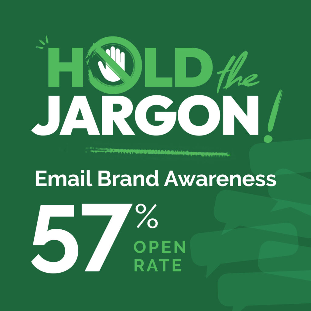 Hold the Jargon Email Brand Awareness