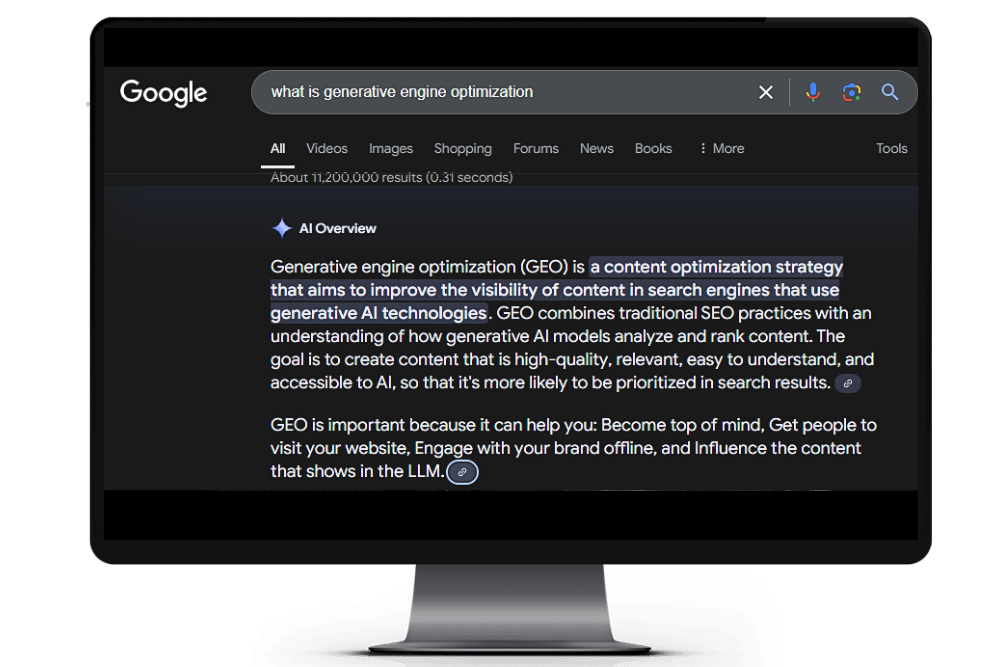 generative engine optimization