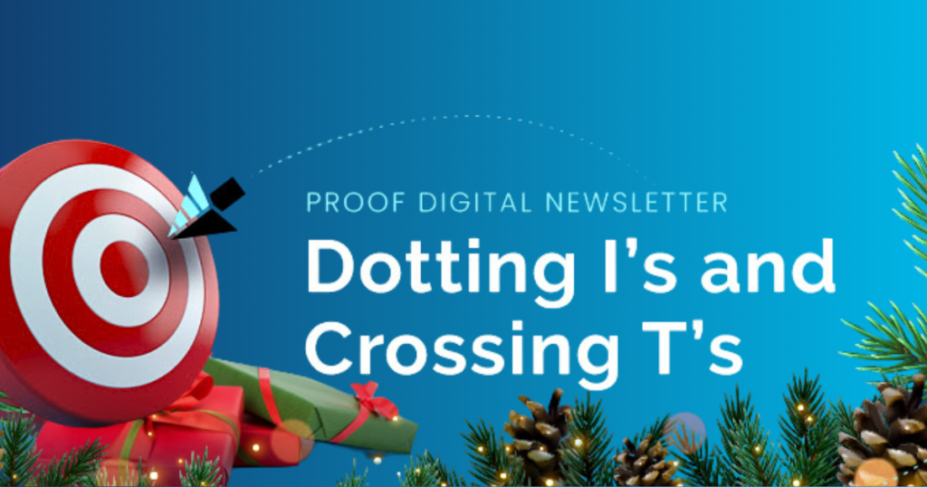 Holiday themed newsletter image