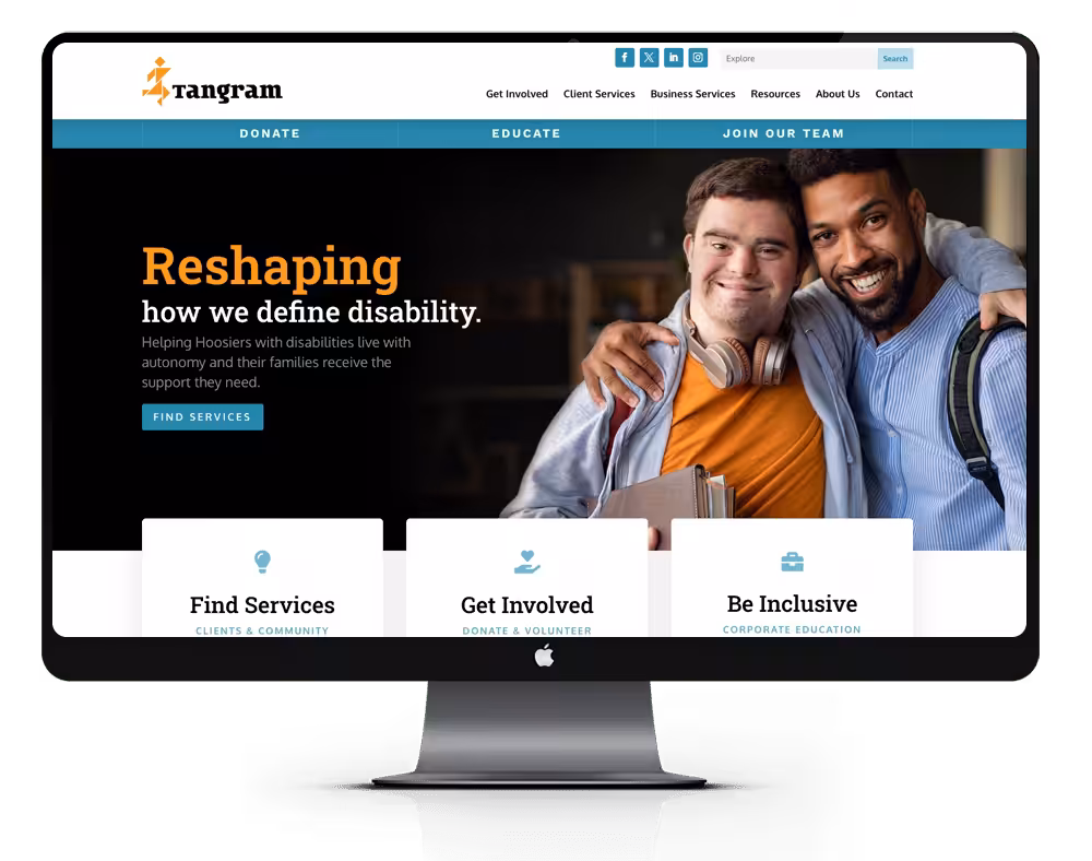 Tangram homepage